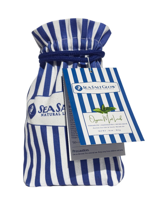 Organic Mint Leaf - Sea Salt Glow® | Natural Luxury Bath Soaks
